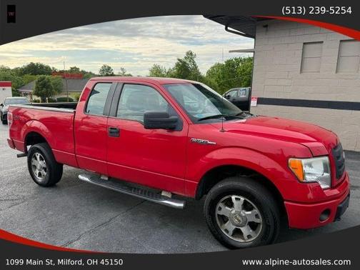 Red 2010 Ford F-150 STX SuperCab