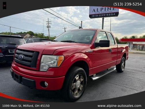 Red 2010 Ford F-150 STX SuperCab