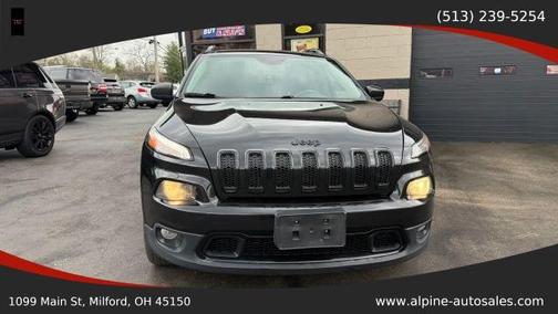 Black 2016 Jeep Cherokee Altitude
