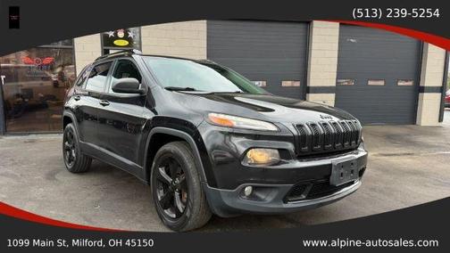Black 2016 Jeep Cherokee Altitude