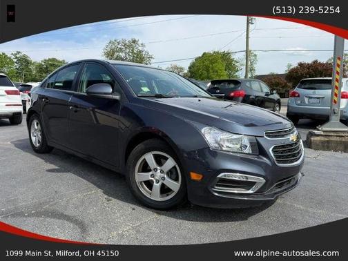 Blue 2015 Chevrolet Cruze 1LT