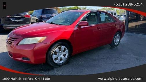 Red 2007 Toyota Camry LE