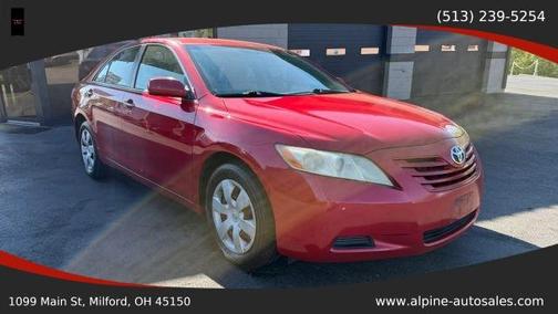 Red 2007 Toyota Camry LE