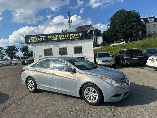 Blue 2011 Hyundai SONATA GLS