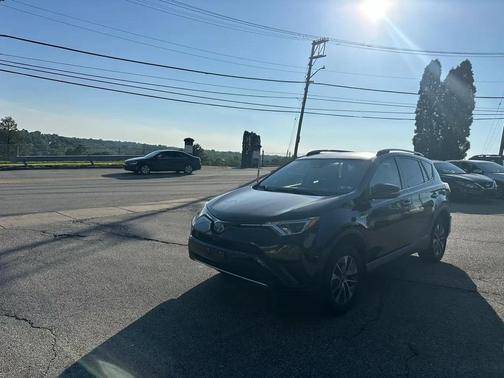 Blue 2018 Toyota RAV4 Hybrid XLE