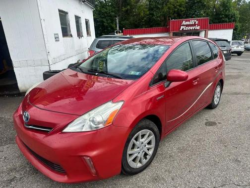Barcelona Red Metallic 2013 Toyota Prius v Three