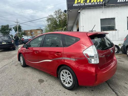 Barcelona Red Metallic 2013 Toyota Prius v Three