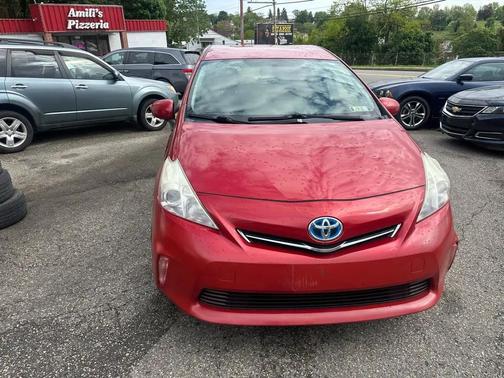 Barcelona Red Metallic 2013 Toyota Prius v Three