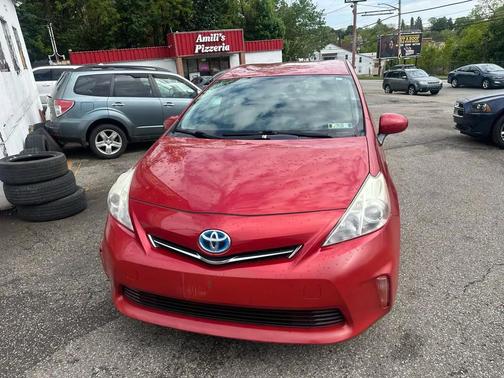 Barcelona Red Metallic 2013 Toyota Prius v Three