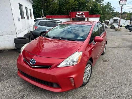 Barcelona Red Metallic 2013 Toyota Prius v Three