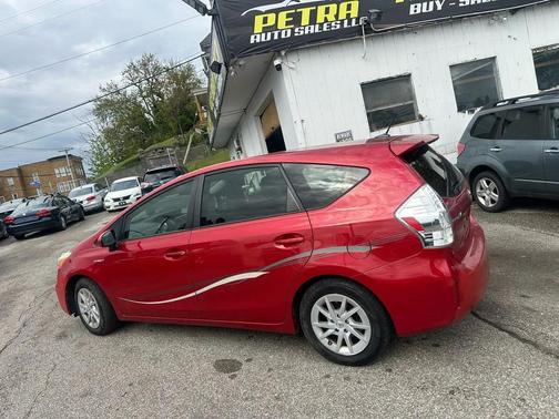 Barcelona Red Metallic 2013 Toyota Prius v Three