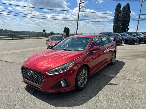 Scarlet Red 2019 Hyundai SONATA SEL