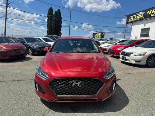 Scarlet Red 2019 Hyundai SONATA SEL