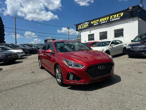 Scarlet Red 2019 Hyundai SONATA SEL