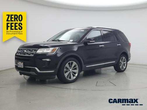 Black 2018 Ford Explorer Limited