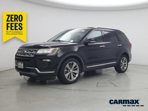 Black 2018 Ford Explorer Limited