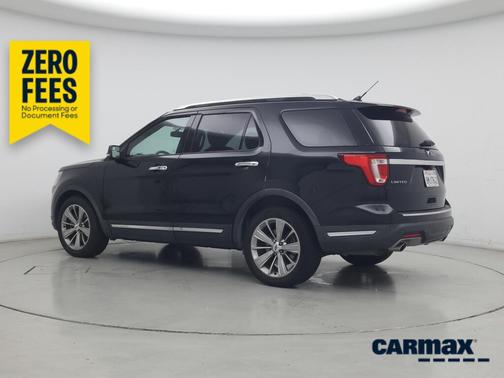 Black 2018 Ford Explorer Limited