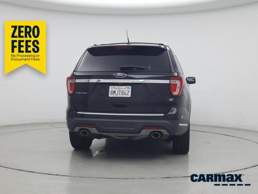 Black 2018 Ford Explorer Limited