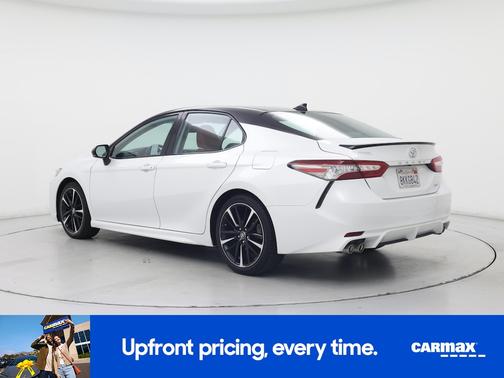 White 2019 Toyota Camry XSE