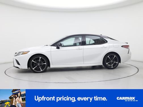 White 2019 Toyota Camry XSE