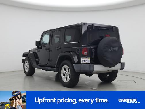 Black 2015 Jeep Wrangler Unlimited Sahara