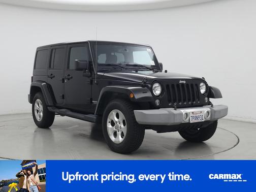 Black 2015 Jeep Wrangler Unlimited Sahara