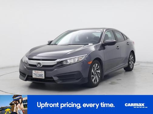 Gray 2017 Honda Civic EX