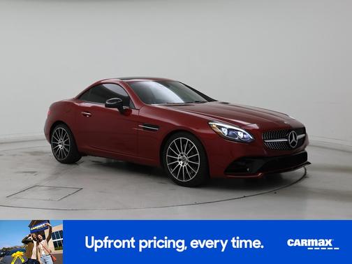 Red 2017 Mercedes-Benz SLC 300