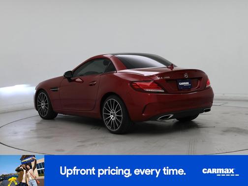 Red 2017 Mercedes-Benz SLC 300