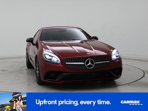 Red 2017 Mercedes-Benz SLC 300