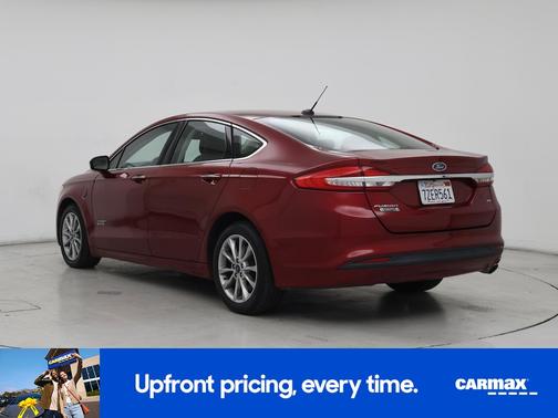 Red 2017 Ford Fusion Energi SE