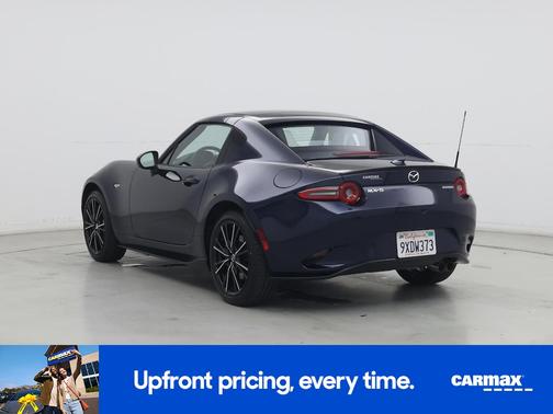 Blue 2025 Mazda MX-5 Miata RF Grand Touring