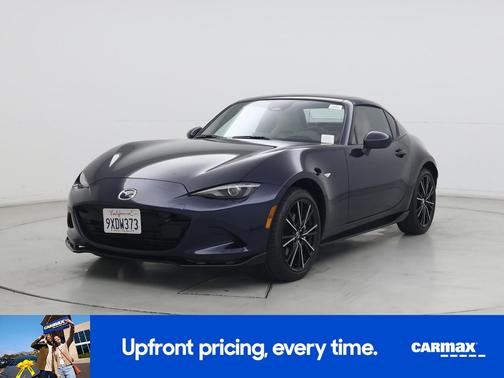 Blue 2025 Mazda MX-5 Miata RF Grand Touring