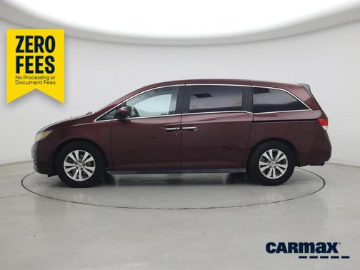 Red 2017 Honda Odyssey EX