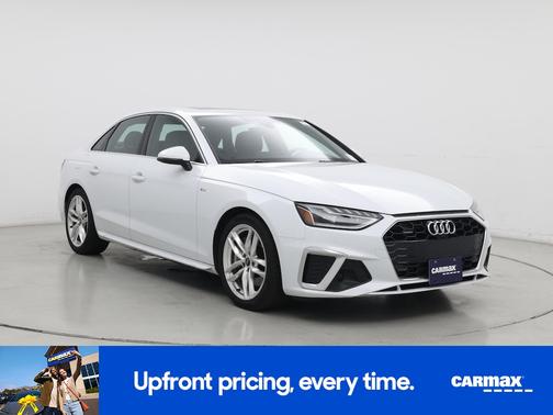 White 2022 Audi A4 S-Line Premium Plus