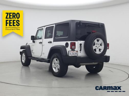White 2015 Jeep Wrangler Unlimited Sport