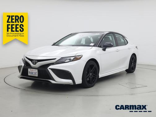 White 2023 Toyota Camry XSE