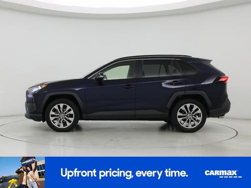 Blue 2021 Toyota RAV4 XLE Premium