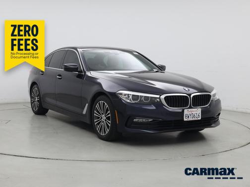Blue 2018 BMW 530 I