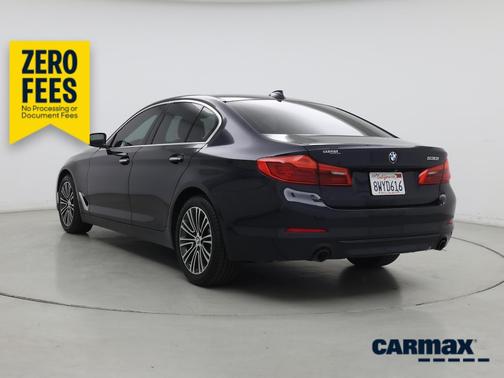 Blue 2018 BMW 530 I