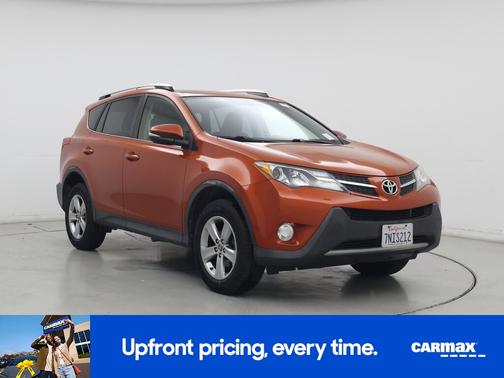 Orange 2015 Toyota RAV4 XLE