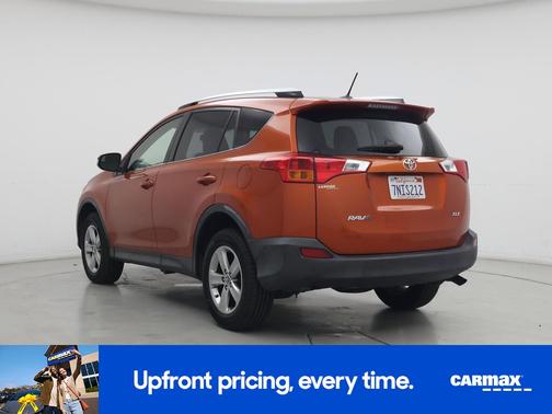 Orange 2015 Toyota RAV4 XLE