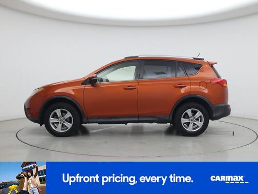 Orange 2015 Toyota RAV4 XLE