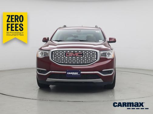 Burgundy 2017 GMC Acadia Denali