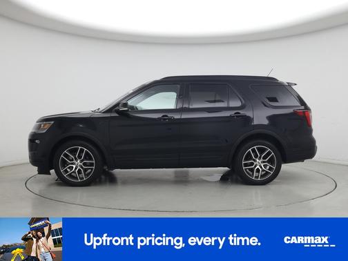 Black 2018 Ford Explorer Sport