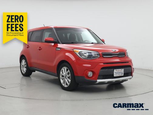Red 2017 Kia Soul +