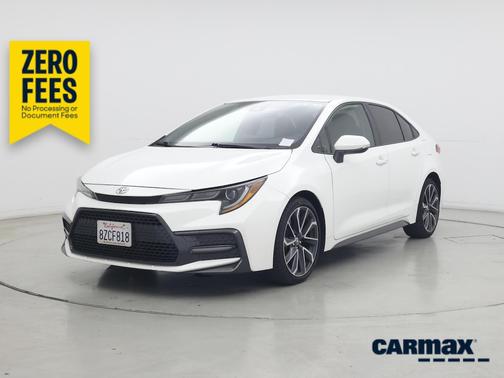 White 2022 Toyota Corolla SE