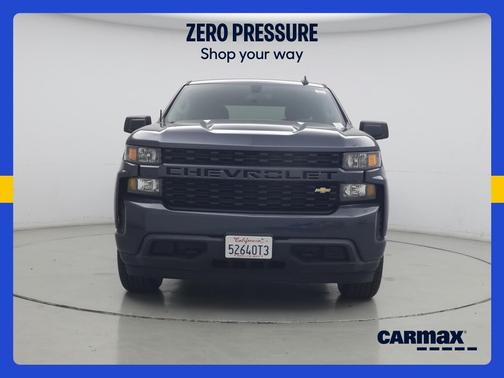 Blue 2021 Chevrolet Silverado 1500 Custom