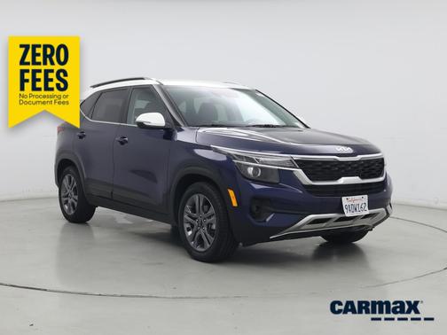 Blue 2022 Kia Seltos S