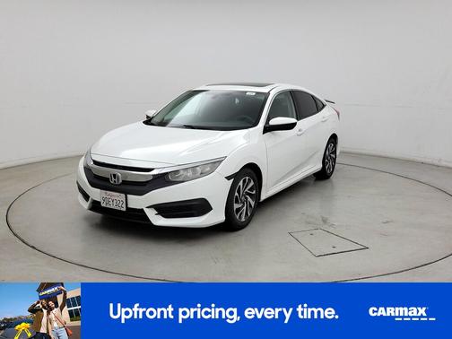 White 2016 Honda Civic EX
